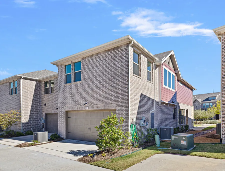 Exterior view of the two car garage at 4335 Fall Blossom Dr